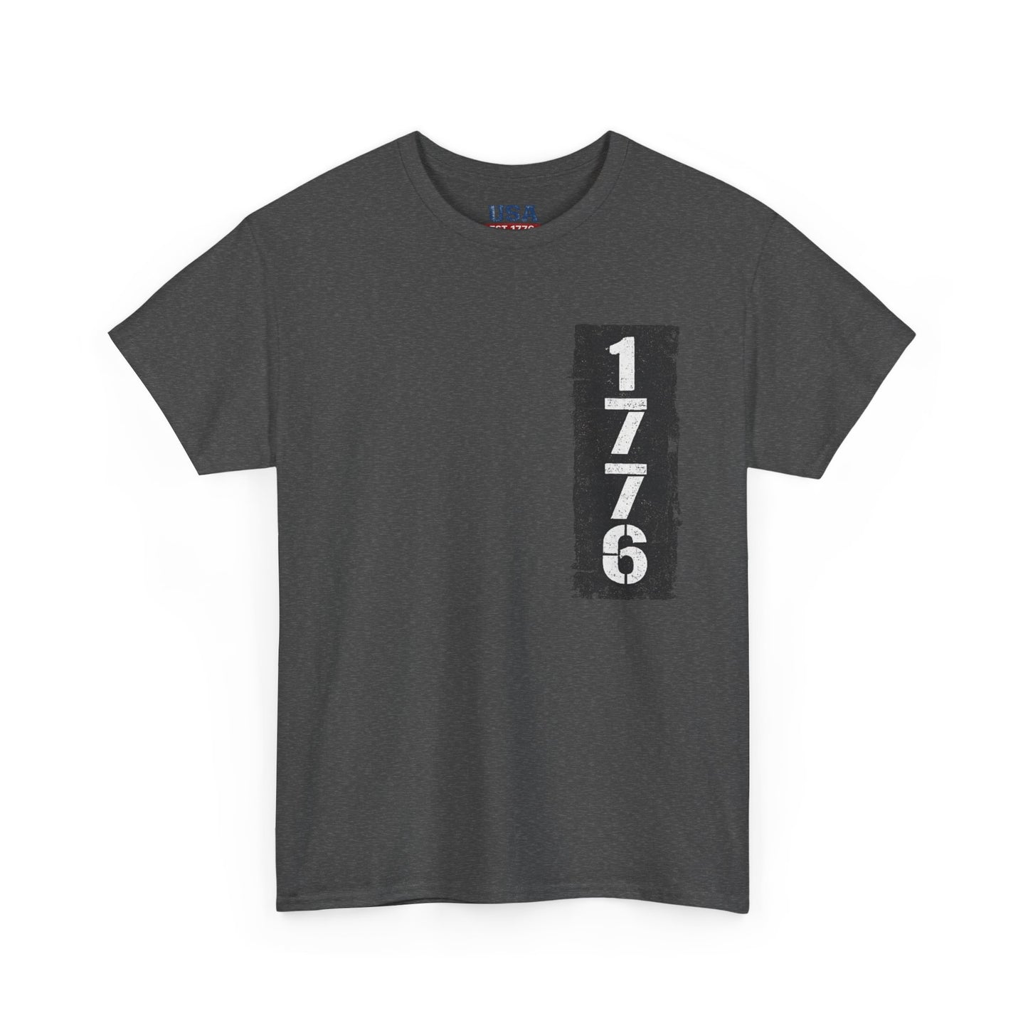 1776 Patriotic T-Shirt — Minimal USA Est. 1776 Freedom Tee