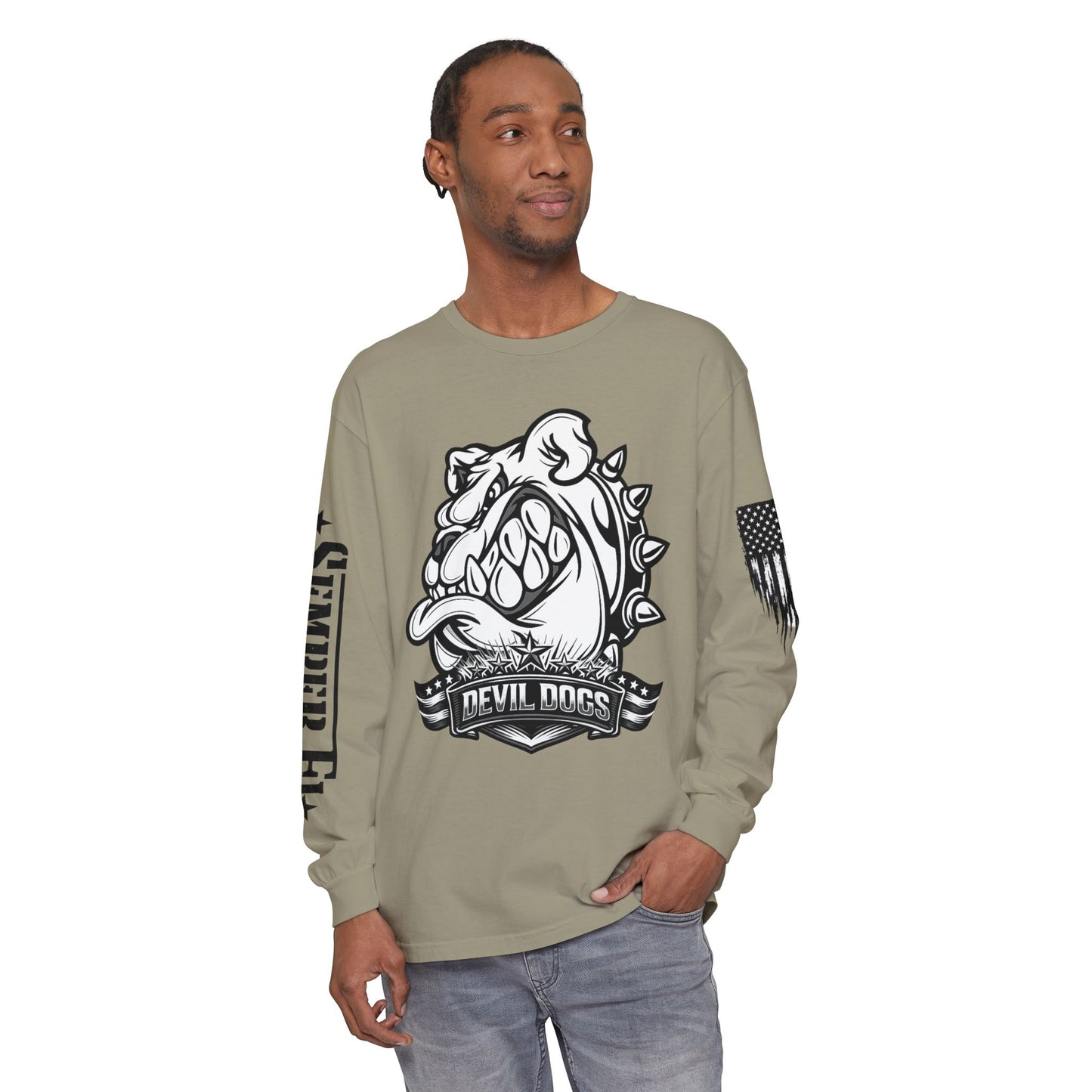 Devil Dog Vintage Grit Long Sleeve Tee - Vintage Grit Edition