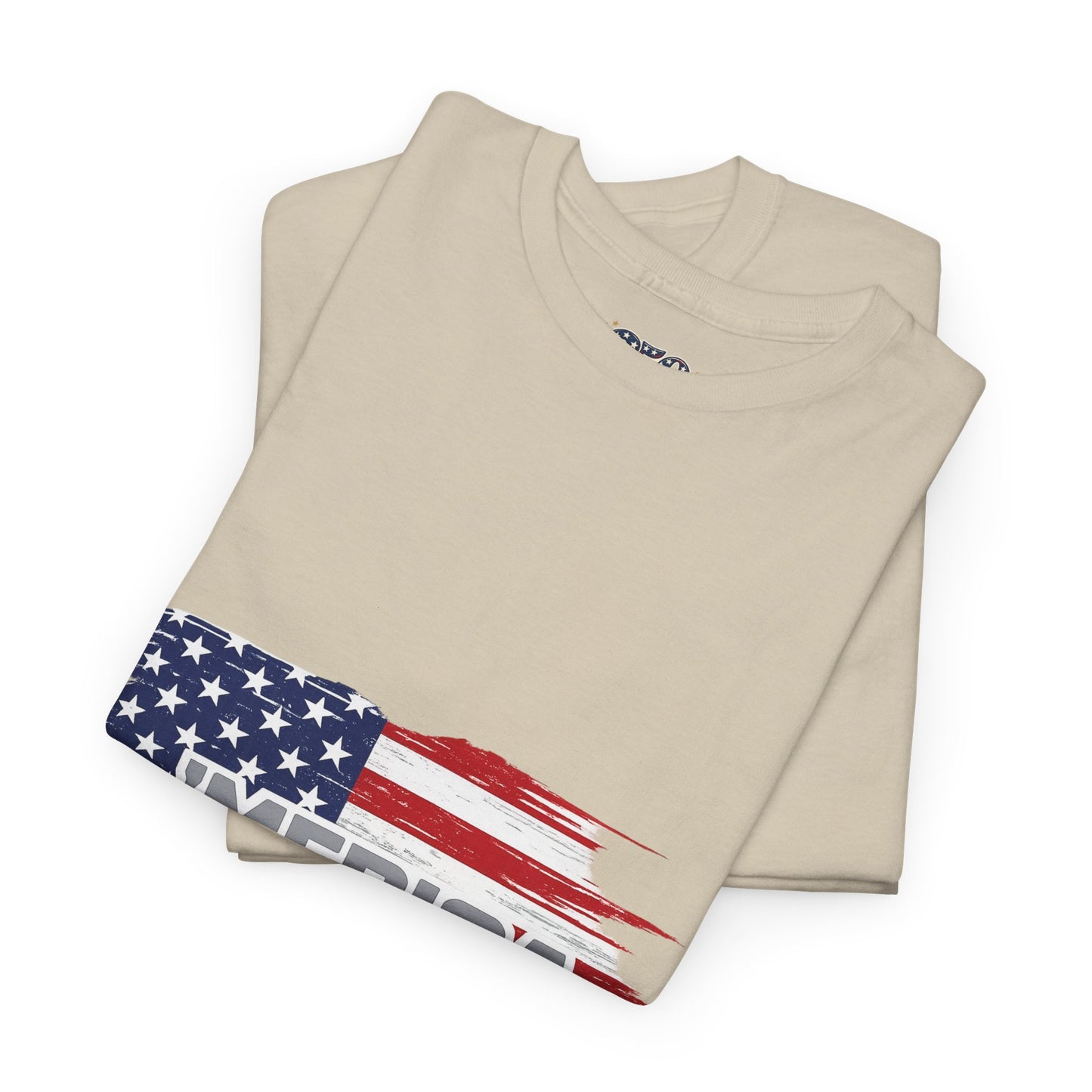 ‘Merica - Distressed America Flag T-Shirt — Vintage Patriotic USA Tee