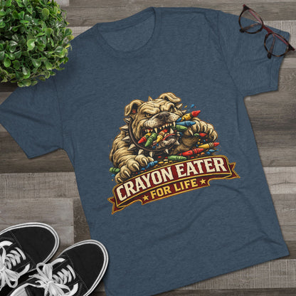 Devil Dog Crayon Eater for Life Military Tee