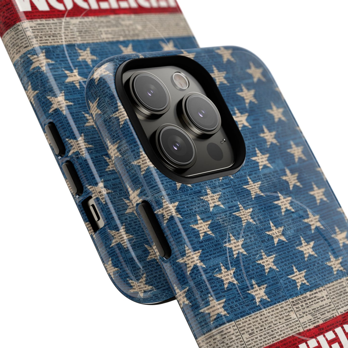 Freedom American Flag iPhone Case — Tough Magnetic Protective Case