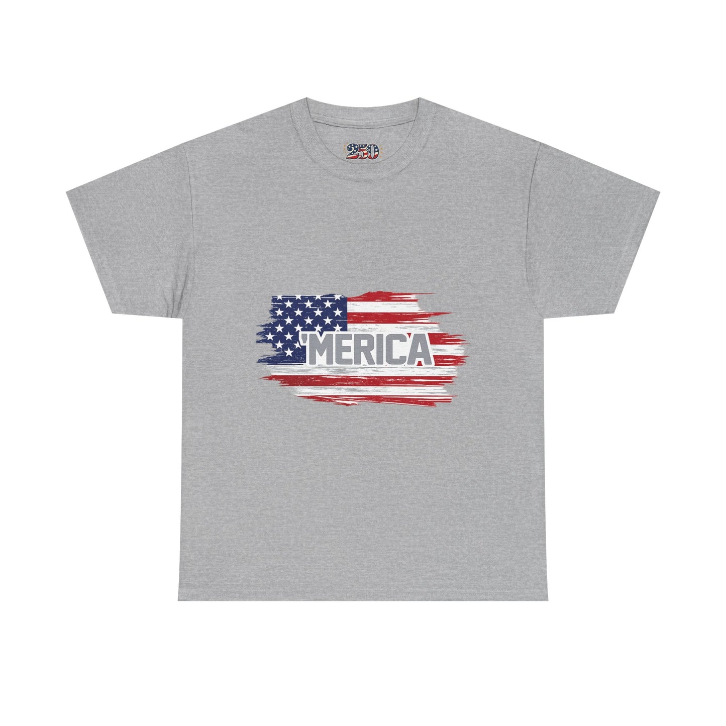 ‘Merica - Distressed America Flag T-Shirt — Vintage Patriotic USA Tee