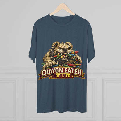 Devil Dog Crayon Eater for Life Military Tee
