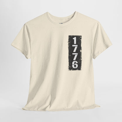 1776 Patriotic T-Shirt — Minimal USA Est. 1776 Freedom Tee