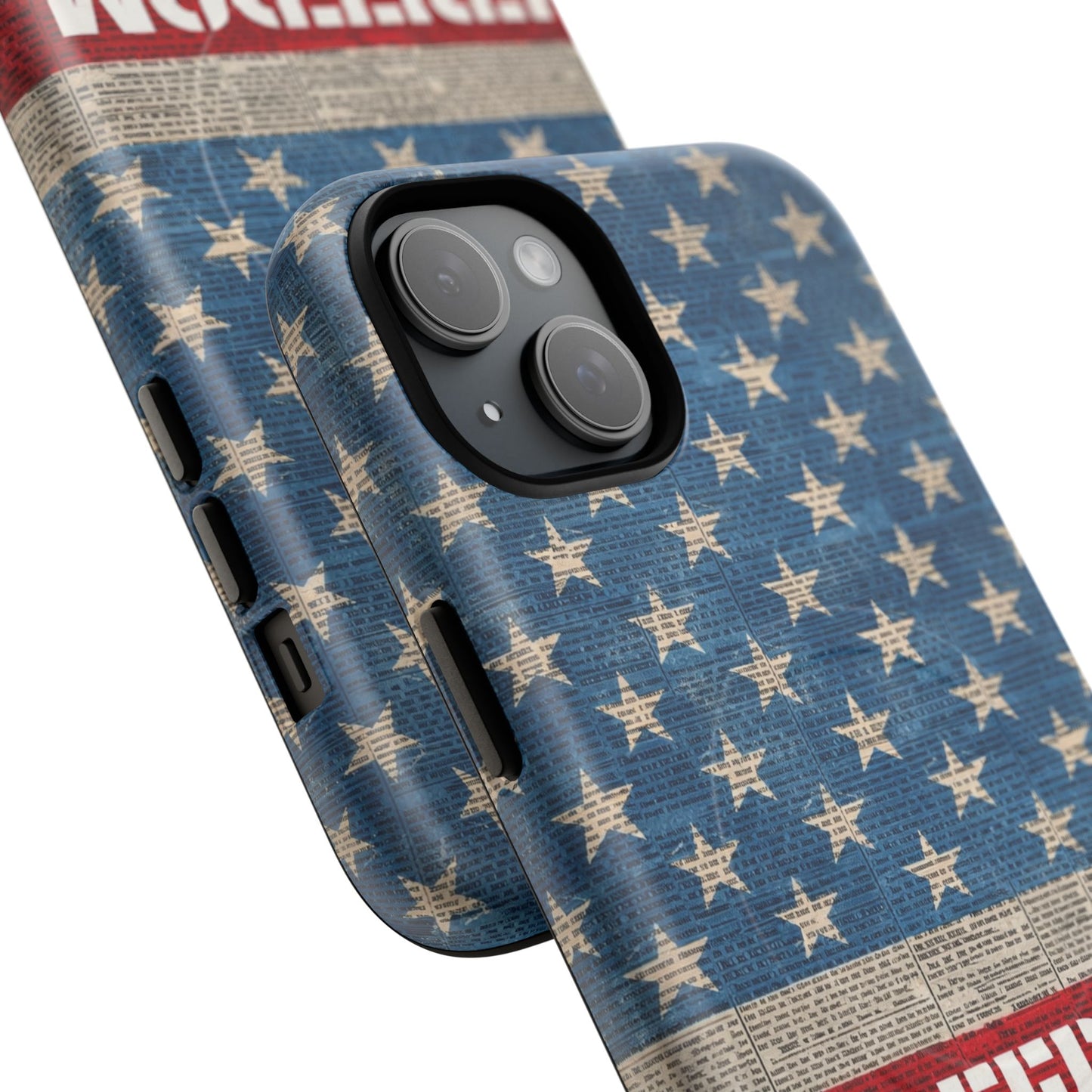 Freedom American Flag iPhone Case — Tough Magnetic Protective Case