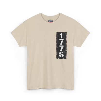 1776 Patriotic T-Shirt — Minimal USA Est. 1776 Freedom Tee