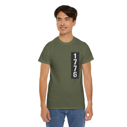 1776 Patriotic T-Shirt — Minimal USA Est. 1776 Freedom Tee