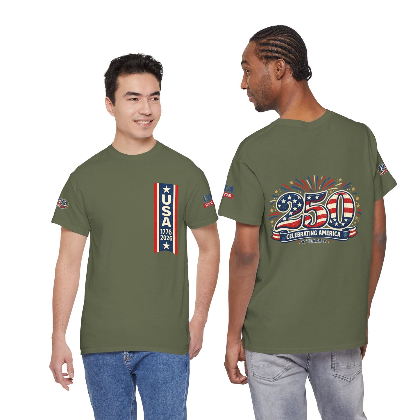 USA 250th Anniversary T-Shirt - Celebrating America 1776–2026 Patriotic Tee - 250th Limited Series