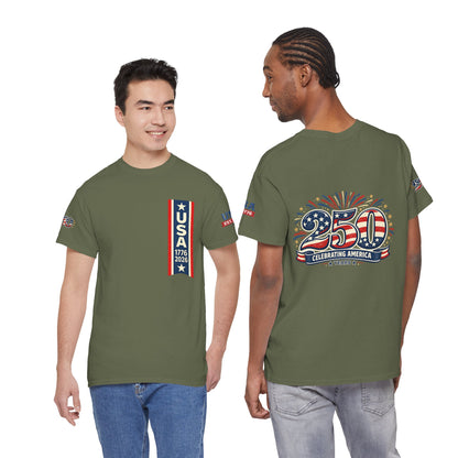 USA 250th Anniversary T-Shirt - Celebrating America 1776–2026 Patriotic Tee - 250th Limited Series