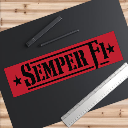 Semper Fi Bumper Sticker — Military Marine Corps Vinyl Decal