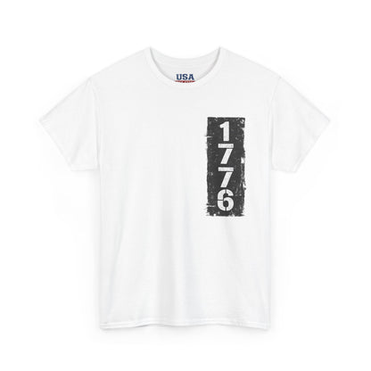 1776 Patriotic T-Shirt — Minimal USA Est. 1776 Freedom Tee