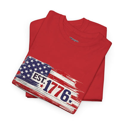 T-shirt - American Flag with 1776 Ripping Through - 250th Limited Series