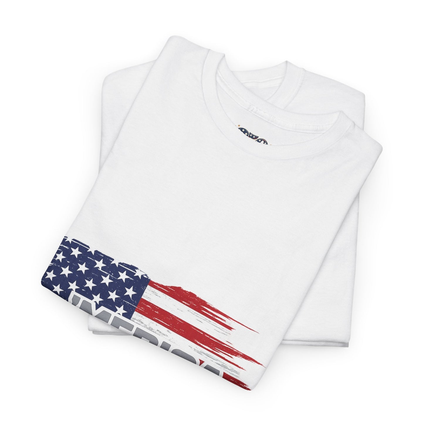 ‘Merica - Distressed America Flag T-Shirt — Vintage Patriotic USA Tee