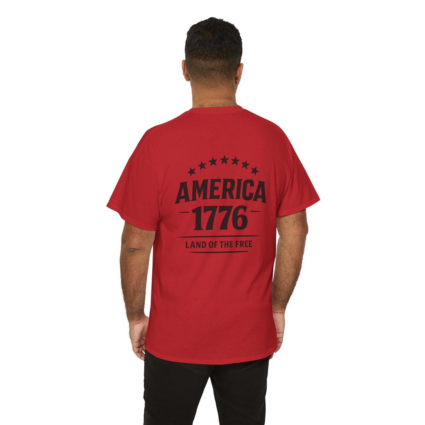 America 1776 T-Shirt — Land of the Free Patriotic Tee