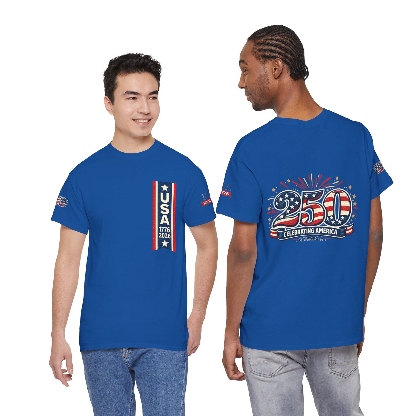 USA 250th Anniversary T-Shirt - Celebrating America 1776–2026 Patriotic Tee - 250th Limited Series