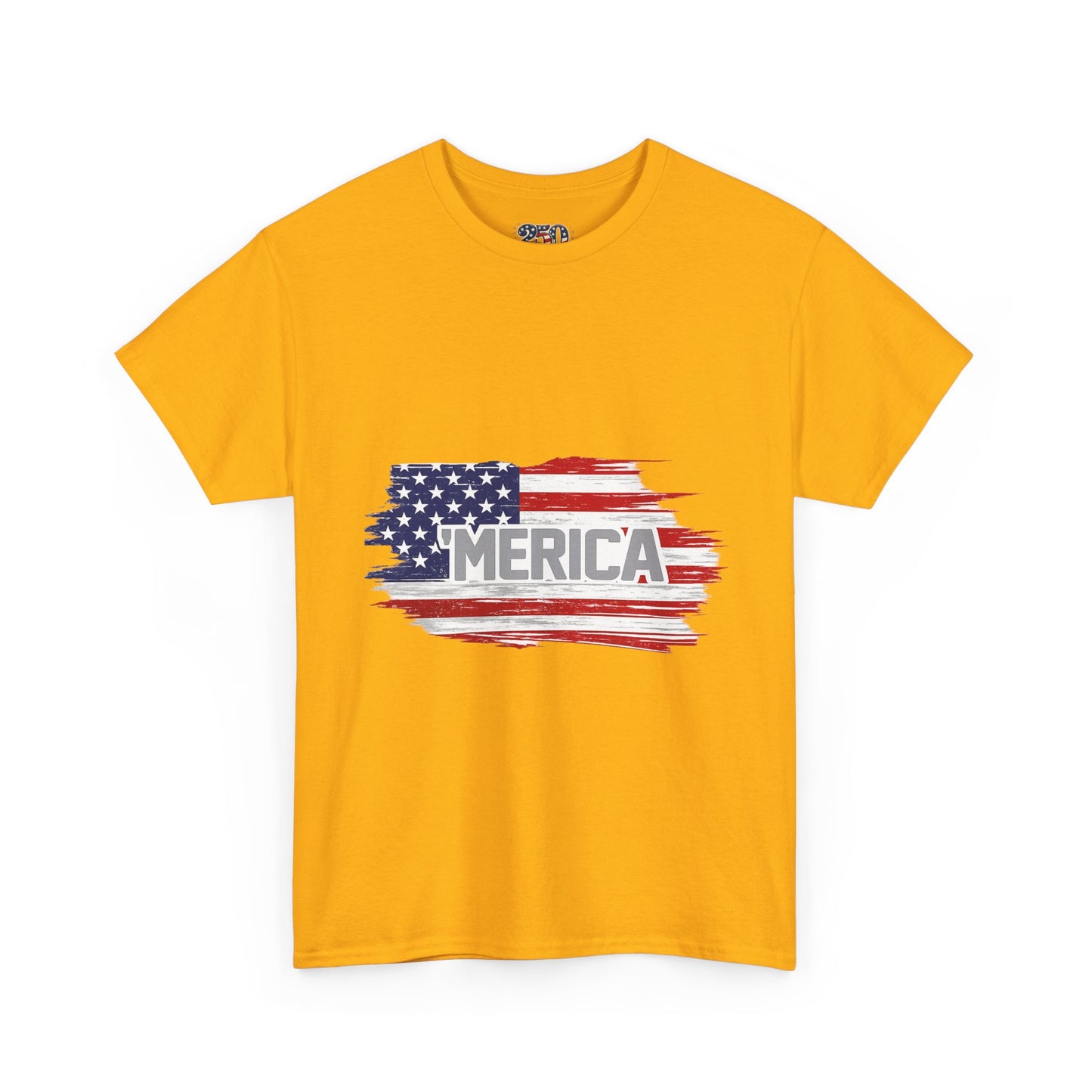 ‘Merica - Distressed America Flag T-Shirt — Vintage Patriotic USA Tee