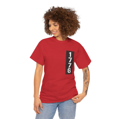 1776 Patriotic T-Shirt — Minimal USA Est. 1776 Freedom Tee