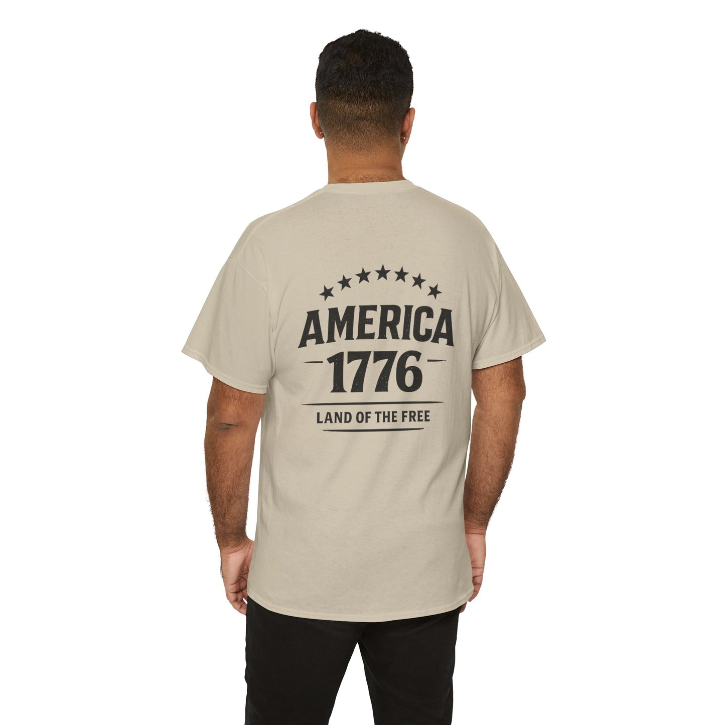 America 1776 T-Shirt — Land of the Free Patriotic Tee