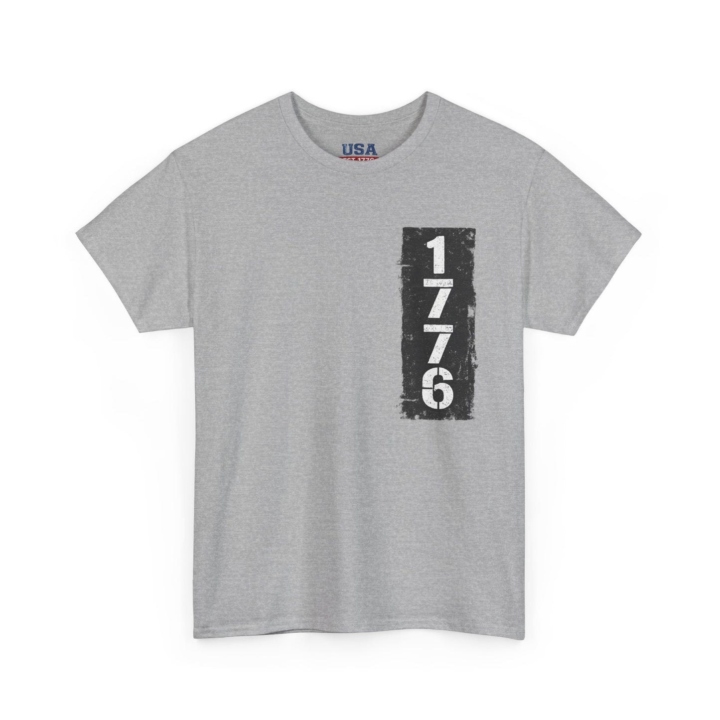 1776 Patriotic T-Shirt — Minimal USA Est. 1776 Freedom Tee