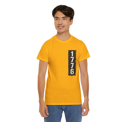 1776 Patriotic T-Shirt — Minimal USA Est. 1776 Freedom Tee