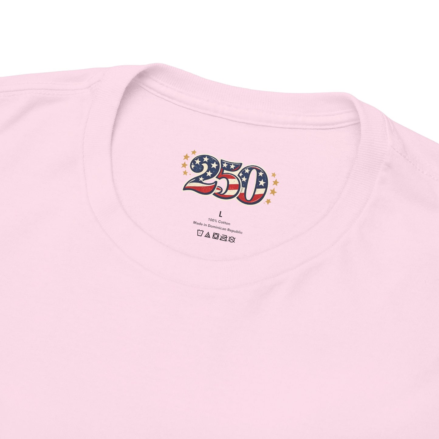 America 250 Patriotic T-Shirt — 250 Red White & Blue Celebration Tee