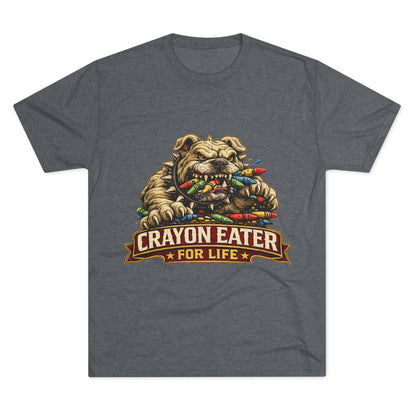 Devil Dog Crayon Eater for Life Military Tee