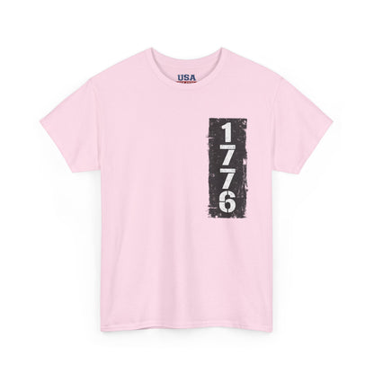 1776 Patriotic T-Shirt — Minimal USA Est. 1776 Freedom Tee