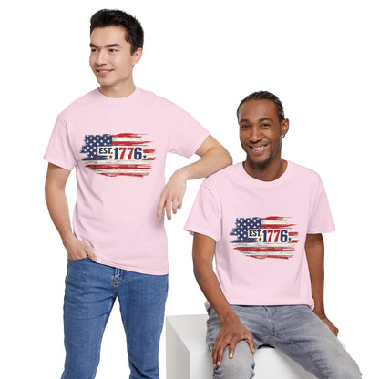 T-shirt - American Flag with 1776 Ripping Through - 250th Limited Series