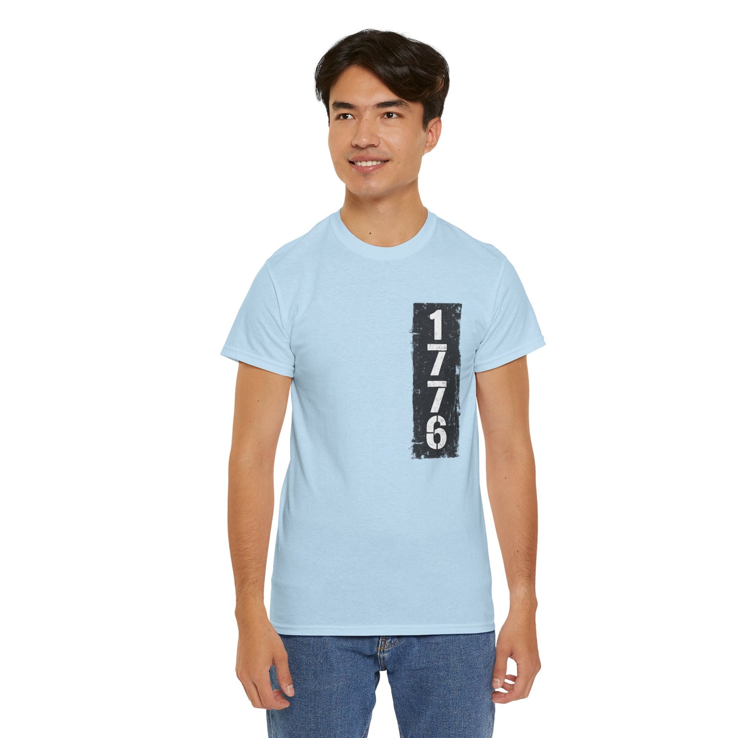 1776 Patriotic T-Shirt — Minimal USA Est. 1776 Freedom Tee