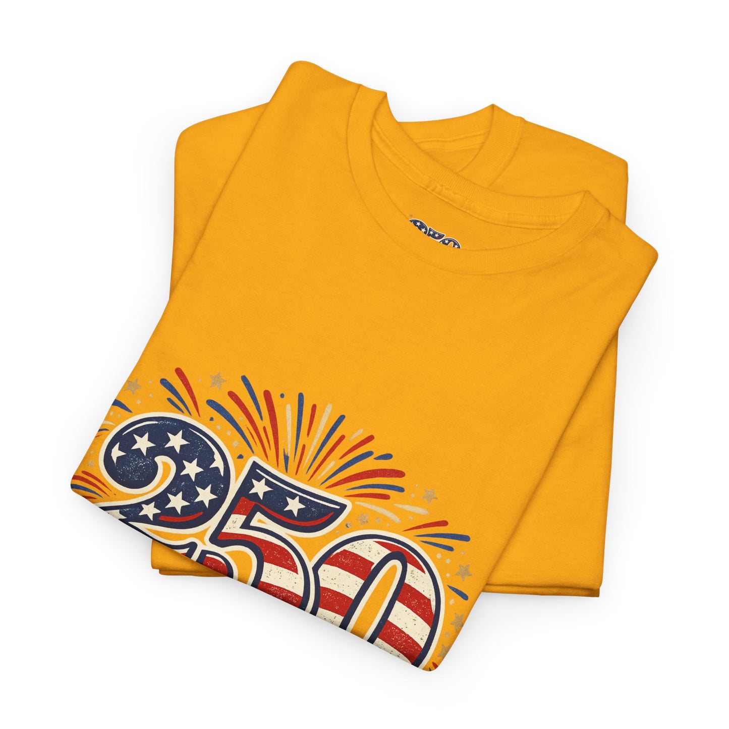 America 250 Patriotic T-Shirt — 250 Red White & Blue Celebration Tee