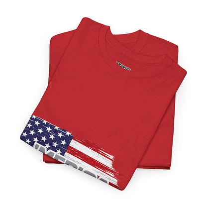 ‘Merica - Distressed America Flag T-Shirt — Vintage Patriotic USA Tee