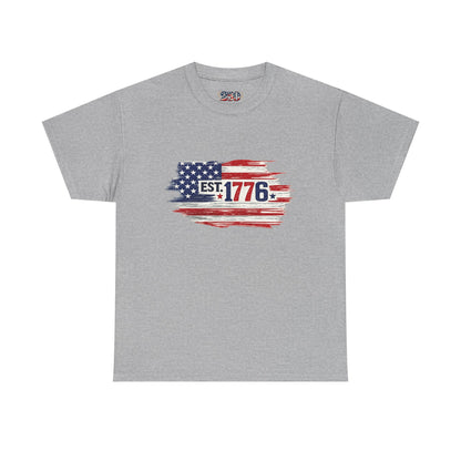 T-shirt - American Flag with 1776 Ripping Through - 250th Limited Series