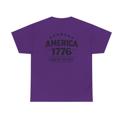 America 1776 T-Shirt — Land of the Free Patriotic Tee