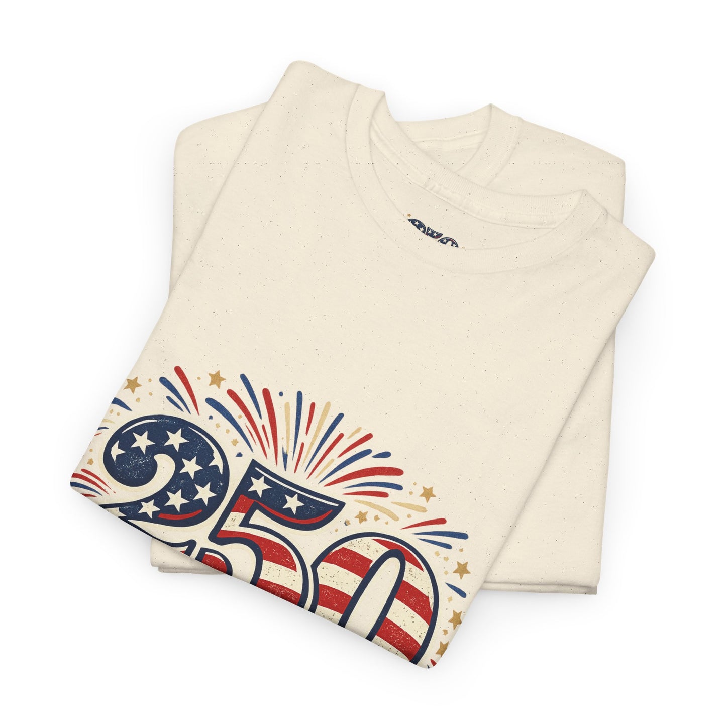 America 250 Patriotic T-Shirt — 250 Red White & Blue Celebration Tee