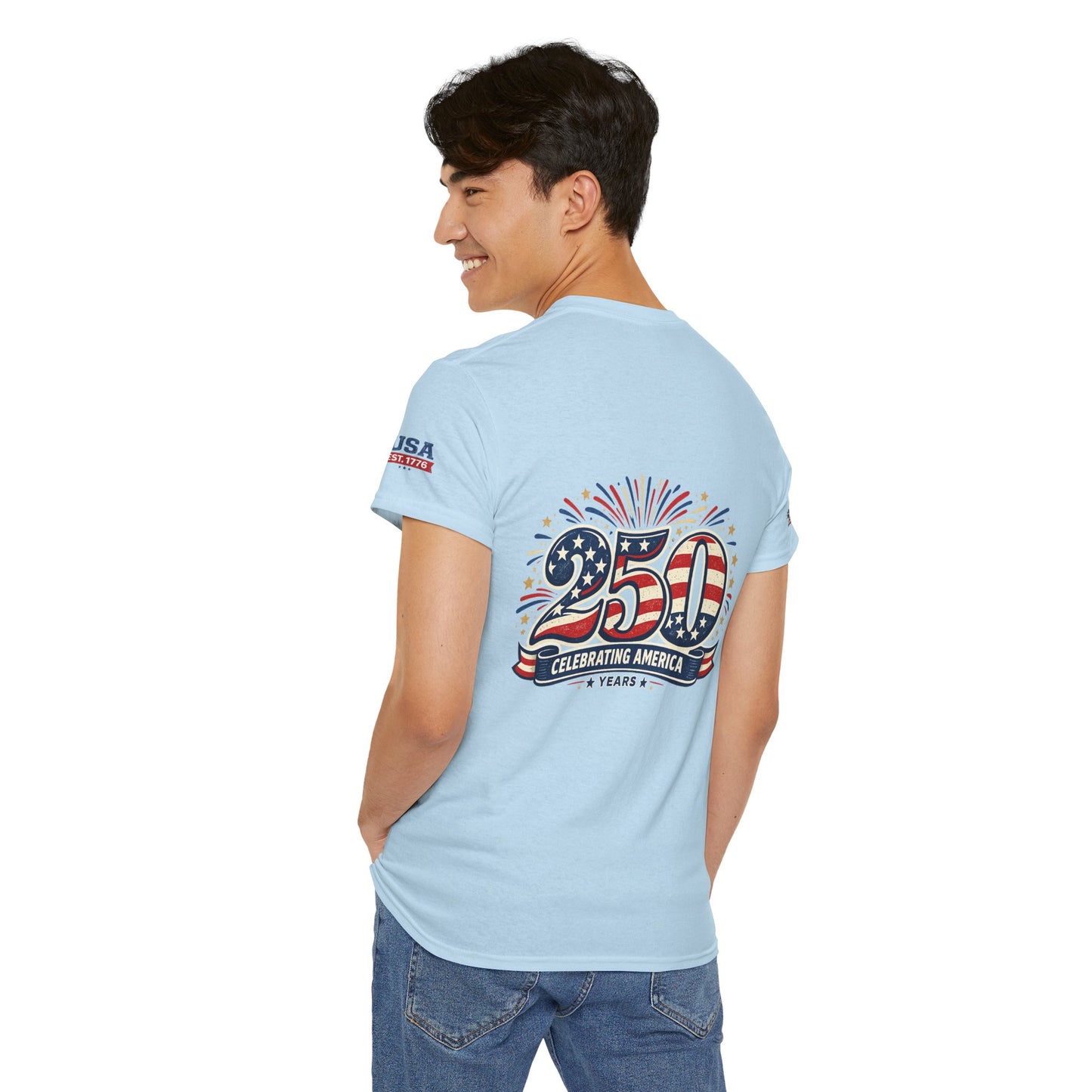 USA 250th Anniversary T-Shirt - Celebrating America 1776–2026 Patriotic Tee - 250th Limited Series