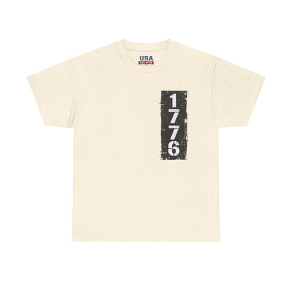 1776 Patriotic T-Shirt — Minimal USA Est. 1776 Freedom Tee