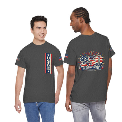 USA 250th Anniversary T-Shirt - Celebrating America 1776–2026 Patriotic Tee - 250th Limited Series
