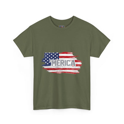 ‘Merica - Distressed America Flag T-Shirt — Vintage Patriotic USA Tee