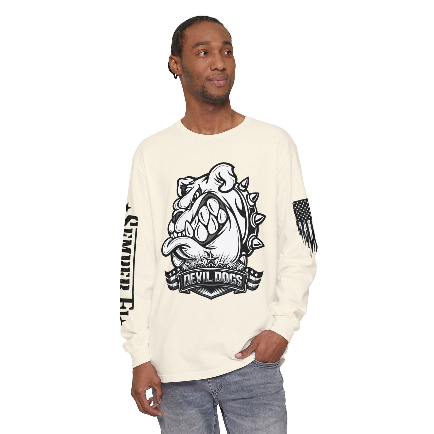 Devil Dog Vintage Grit Long Sleeve Tee - Vintage Grit Edition