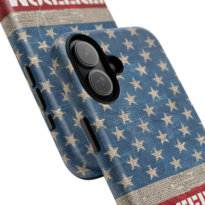 Freedom American Flag iPhone Case — Tough Magnetic Protective Case