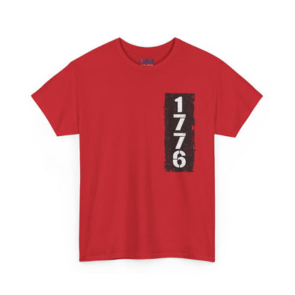 1776 Patriotic T-Shirt — Minimal USA Est. 1776 Freedom Tee