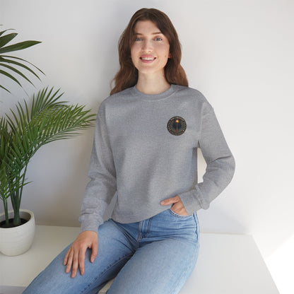 Patriotic Wizard and wizarding Crewneck Sweatshirt — "Freedom Isn’t Inherited, It’s Summoned"