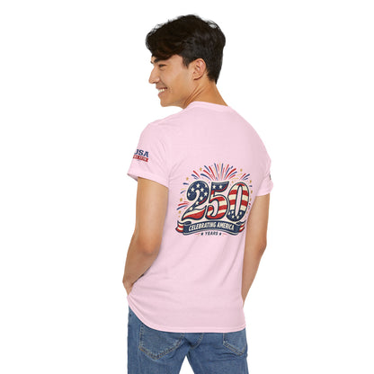 USA 250th Anniversary T-Shirt - Celebrating America 1776–2026 Patriotic Tee - 250th Limited Series