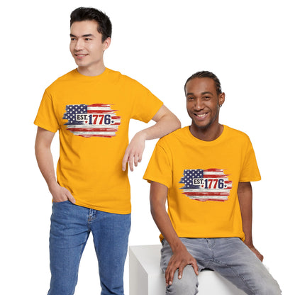T-shirt - American Flag with 1776 Ripping Through - 250th Limited Series