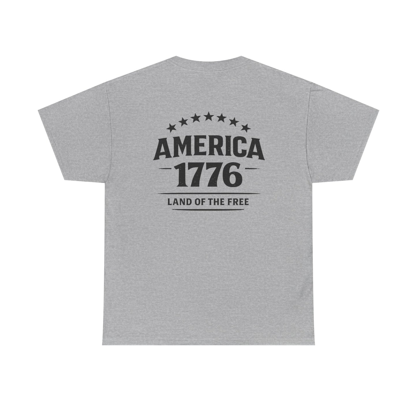 America 1776 T-Shirt — Land of the Free Patriotic Tee