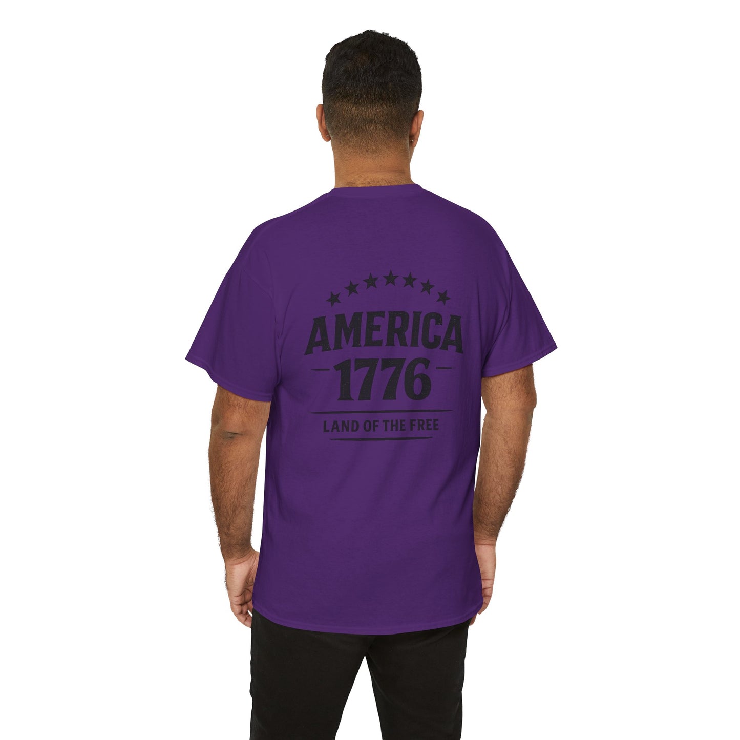 America 1776 T-Shirt — Land of the Free Patriotic Tee