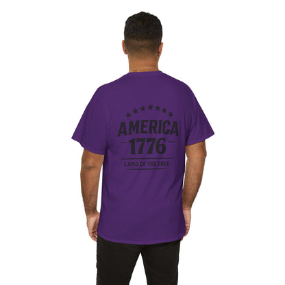 America 1776 T-Shirt — Land of the Free Patriotic Tee