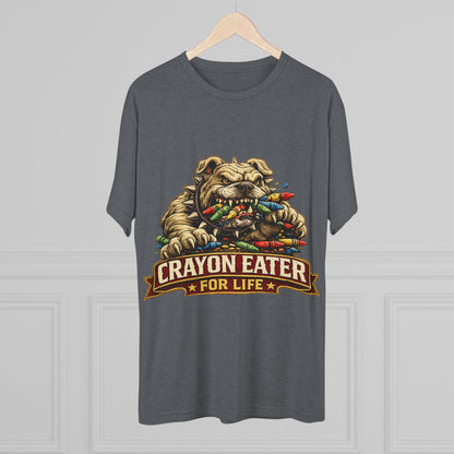 Devil Dog Crayon Eater for Life Military Tee