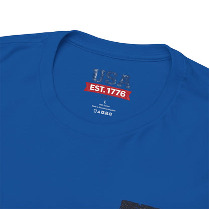1776 Patriotic T-Shirt — Minimal USA Est. 1776 Freedom Tee