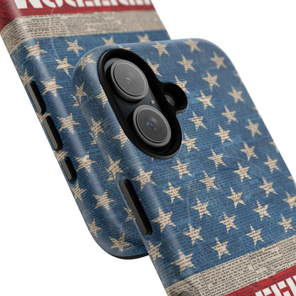Freedom American Flag iPhone Case — Tough Magnetic Protective Case